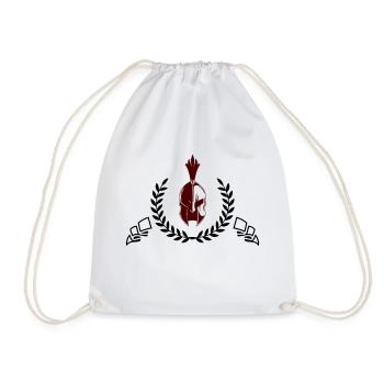 Sparta Helmet - Drawstring Bag - white - Front