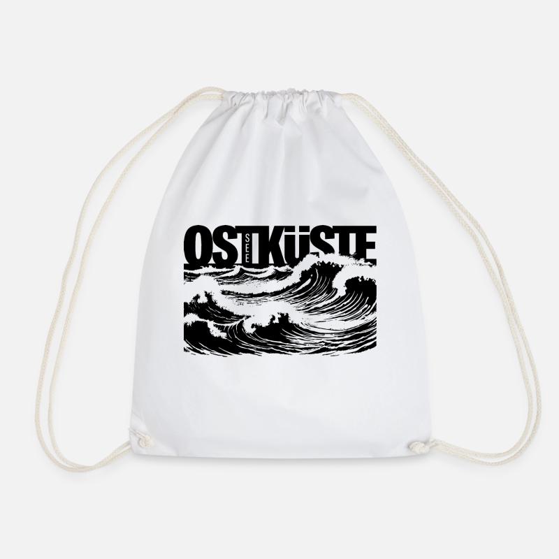OstsKueste Storm - Turnbeutel - Weiß