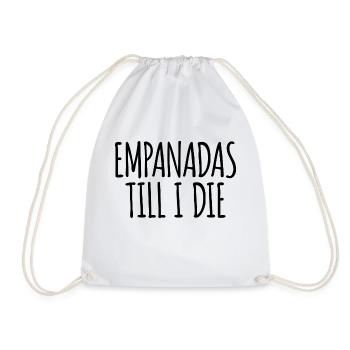 Empanadas - Cadeau parfait pour les gourmets - Sac de sport léger - blanc - Devant