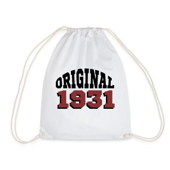 Original 1931 - Turnbeutel - Weiß - Vorne