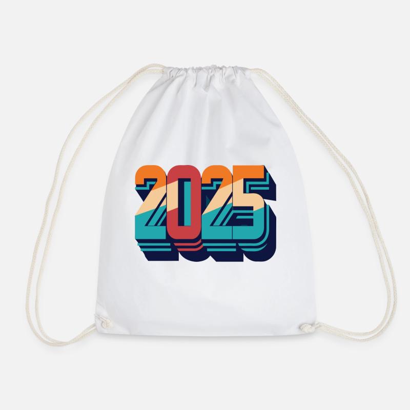 2025 - Drawstring Bag - white