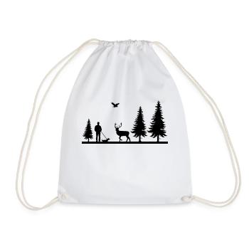 Chasseur - Sac de sport léger - blanc - Devant