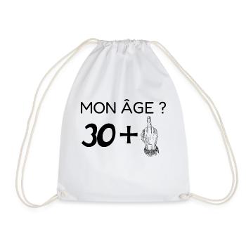 mon âge 31 - Sac de sport léger - blanc - Devant