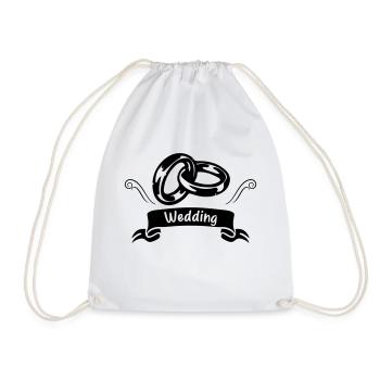 Alliances Bague Mariage - Sac de sport léger - blanc - Devant