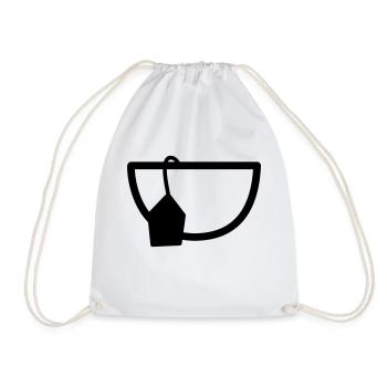 Tea - Drawstring Bag - white - Front