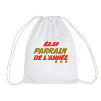Elu PARRAIN de l'année - Sac de sport léger - blanc - Devant