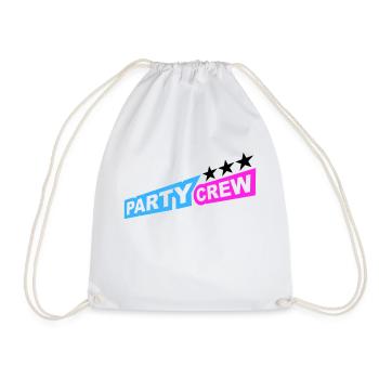 Party Crew Fun Stars Celebrate Team Friends Member - Sac de sport léger - blanc - Devant