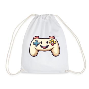 Manette amusante pour les joueurs - Sac de sport léger - blanc - Devant