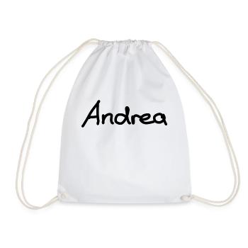 Andrea - Turnbeutel - Weiß - Vorne