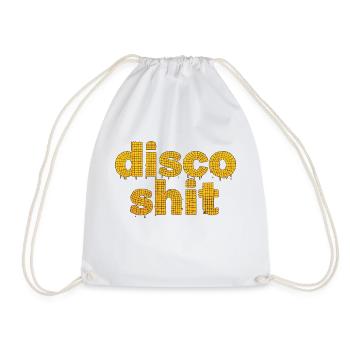 disco shit 053260 - Turnbeutel - Weiß - Vorne