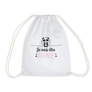 Je vais être mamie - Sac de sport léger - blanc - Devant