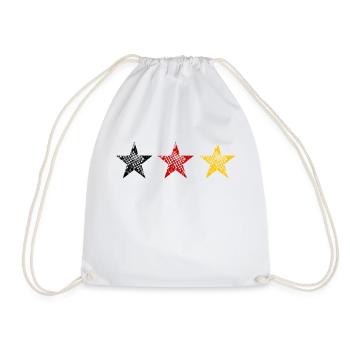 World Cup Stars (Germany, Football) - Drawstring Bag - white - Front