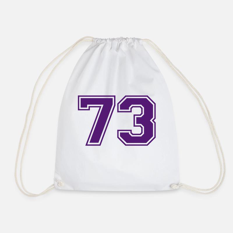 73 - Drawstring Bag - white