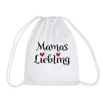 Mamas Liebling - Turnbeutel - Weiß - Vorne