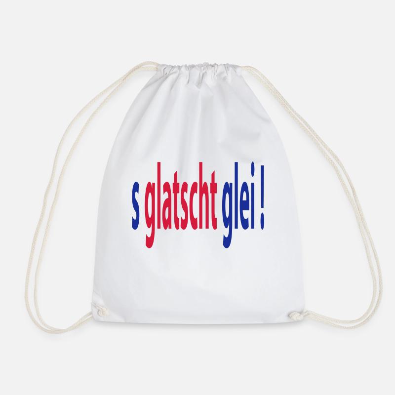 klatsch_gleich_orig - Turnbeutel - Weiß