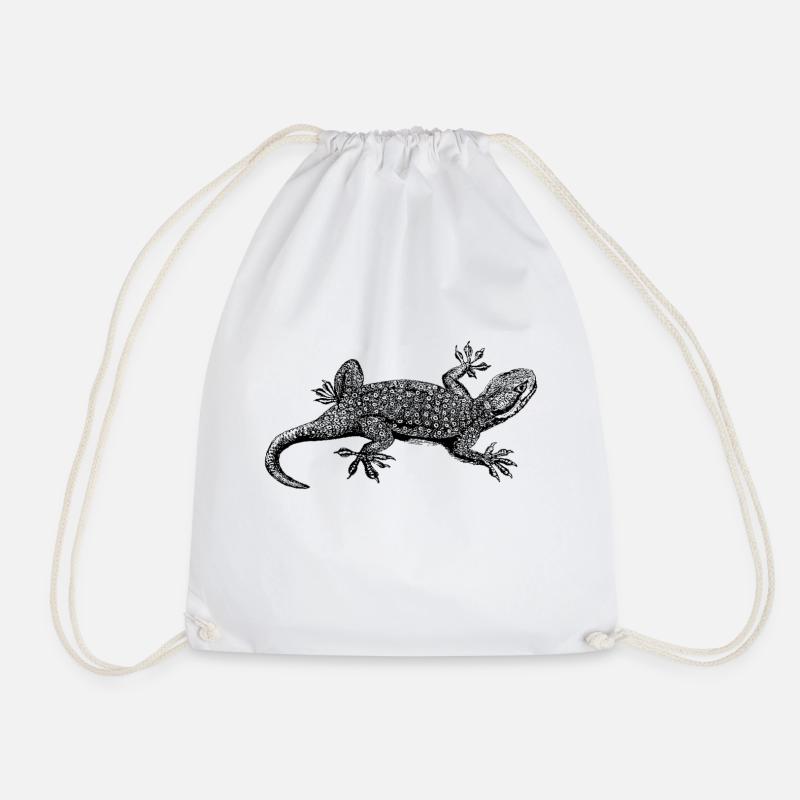 gecko - Turnbeutel - Weiß