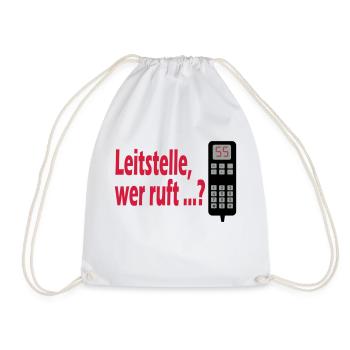 Leitstelle wer ruft? - Turnbeutel - Weiß - Vorne