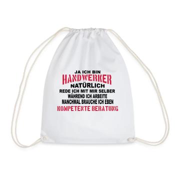 Handwerker Beratung - Turnbeutel - Weiß - Vorne