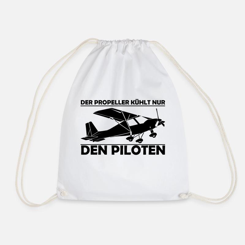 C42 Ultraleichtflugzeug Geschenk - Turnbeutel - Weiß