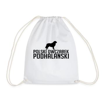 POLSKI OWCZAREK PODHALANSKI Hunde Wilsigns Hund - Turnbeutel - Weiß - Vorne