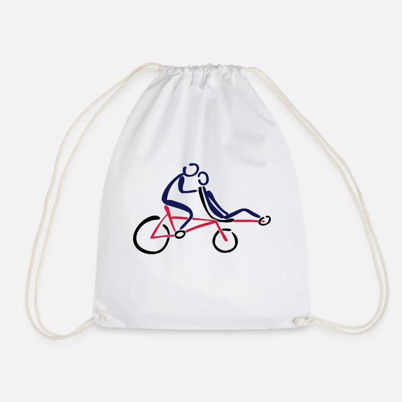 Pino levels Tandem Tandem - Drawstring Bag - white