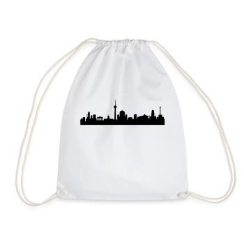 Skyline Berlin - Turnbeutel - Weiß - Vorne