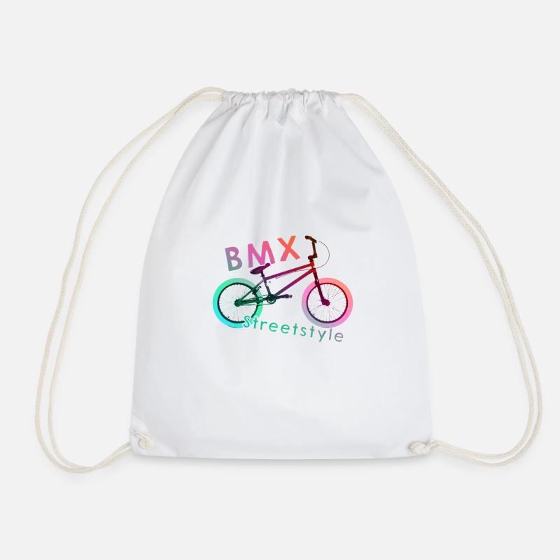 Streetstyle BMX - Turnbeutel - Weiß