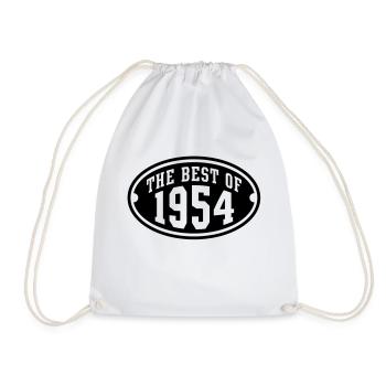 LE MEILLEUR DE 1954 - conception Anniversaire - Sac de sport léger - blanc - Devant