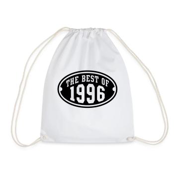 THE BEST OF 1996 - Birthday Geburtstag Design - Turnbeutel - Weiß - Vorne