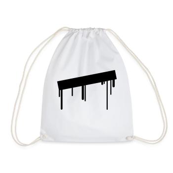 empty_graffiti_frame - Drawstring Bag - white - Front