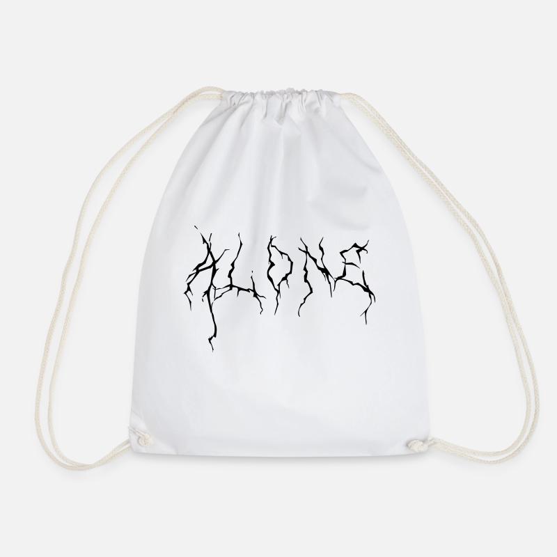 ALONE - Turnbeutel - Weiß