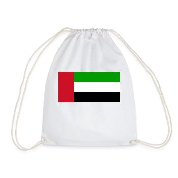United Arab Emirates - Drawstring Bag - white - Front