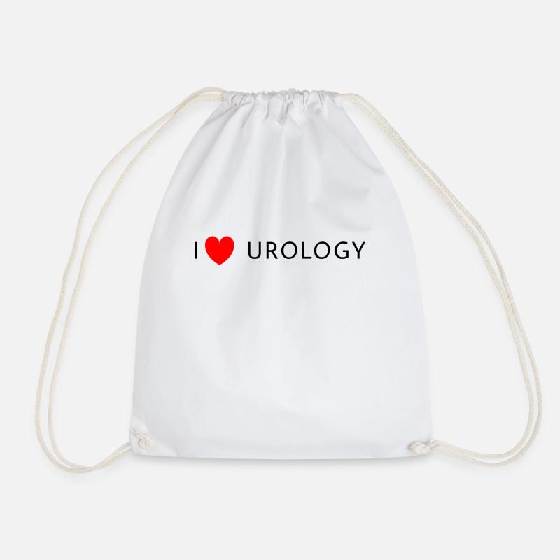 I love Urology. - Turnbeutel - Weiß