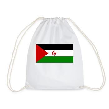 Drapeau du Sahara occidental - Sac de sport léger - blanc - Devant