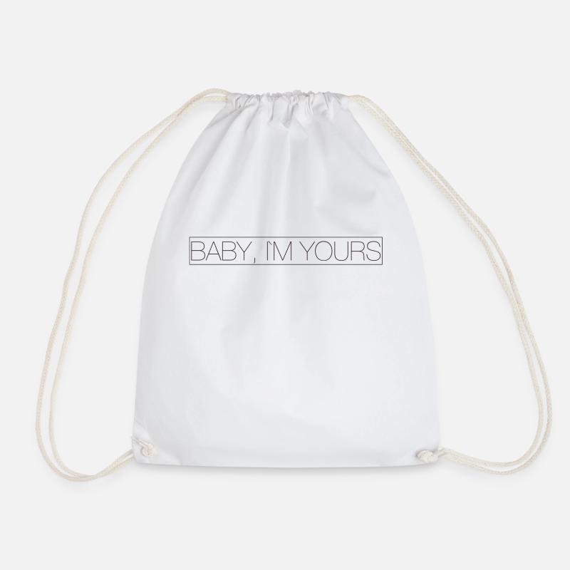 Yours - Drawstring Bag - white