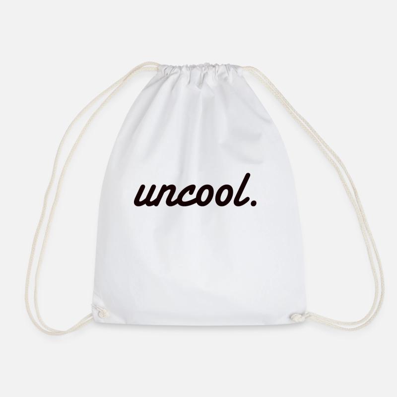 Not cool - Drawstring Bag - white