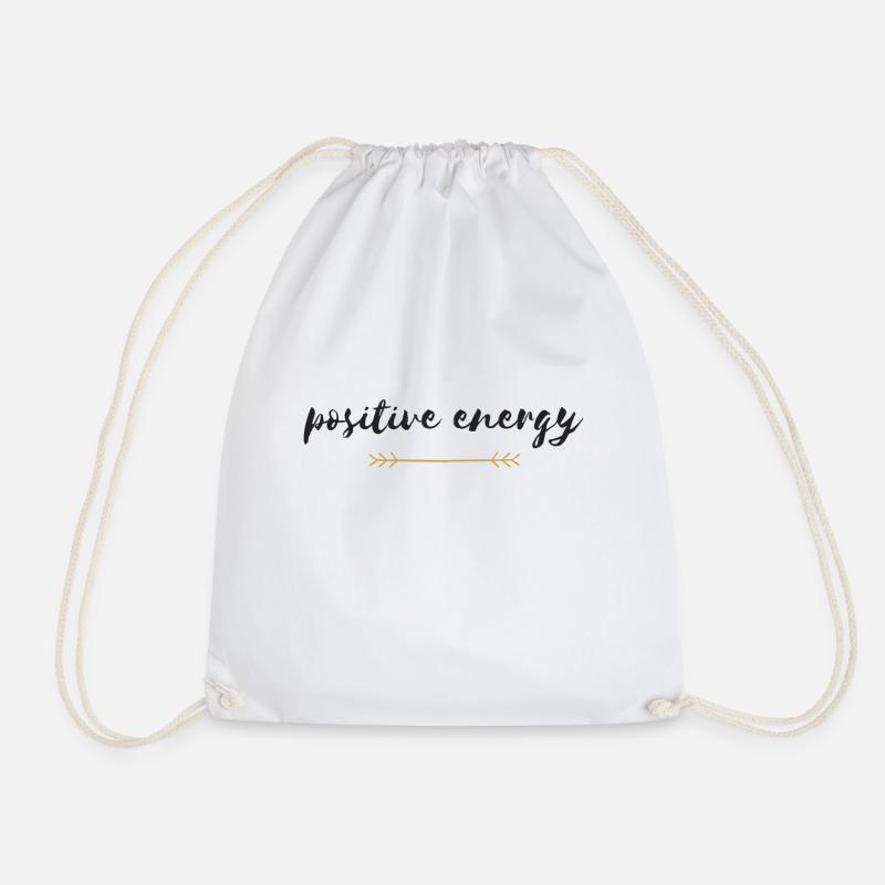 Positive energy - Turnbeutel - Weiß
