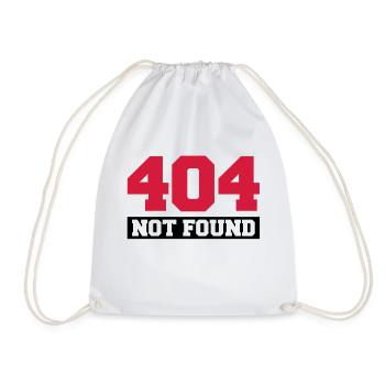 404_not_found_t2 - Sac de sport léger - blanc - Devant