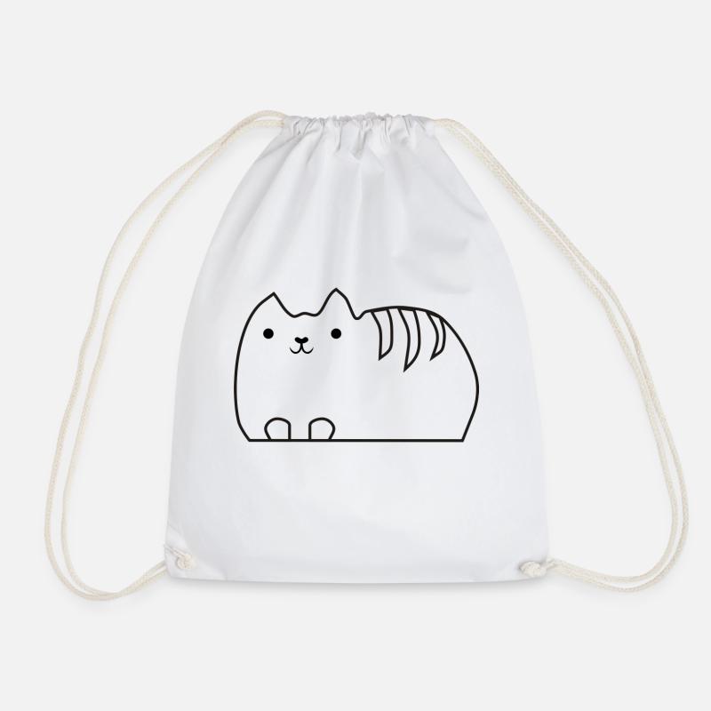 katze katze - Turnbeutel - Weiß