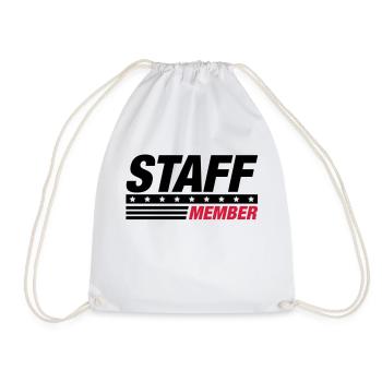staff - Turnbeutel - Weiß - Vorne