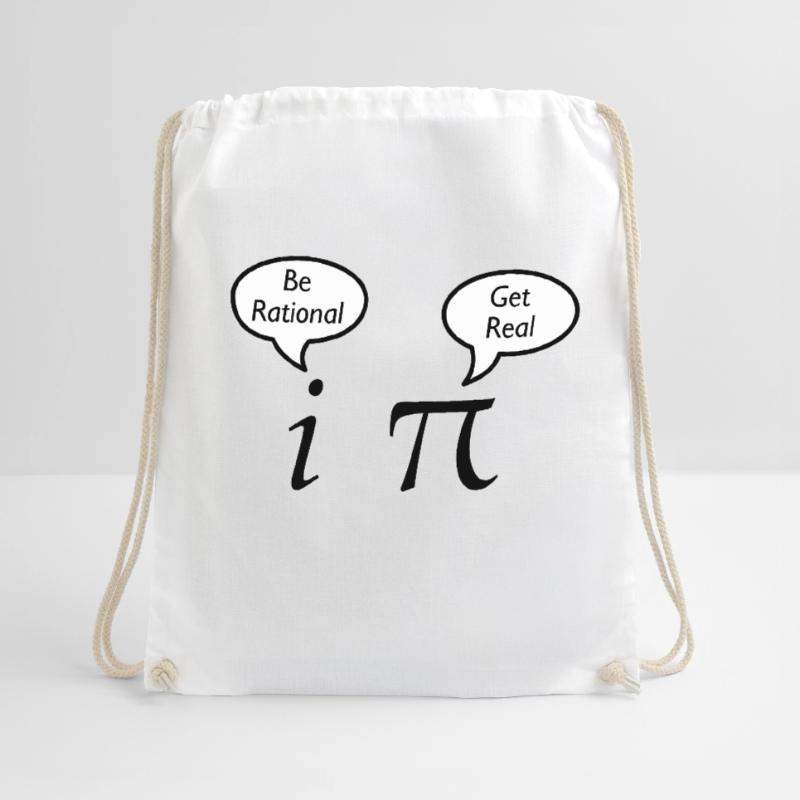 math pie joke fun math physics teacher jokes Drawstring Bag