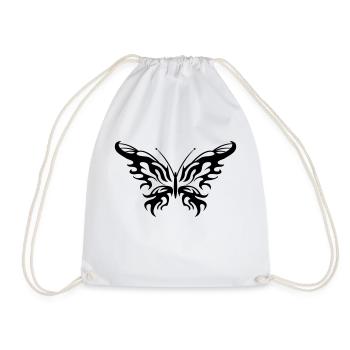 Papillon - Sac de sport léger - blanc - Devant