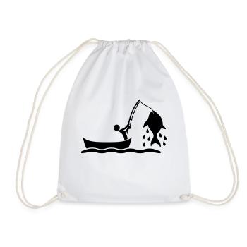 Fishing - Sac de sport léger - blanc - Devant