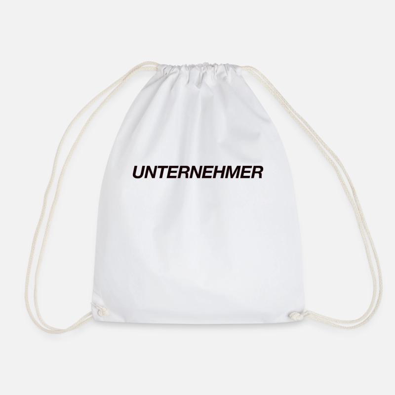 Entrepreneur - Drawstring Bag - white