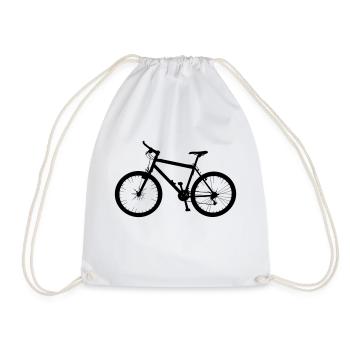Cycle Bike Rad Fahrrad Montainbike - Turnbeutel - Weiß - Vorne