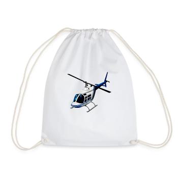 Hélicoptères - Sac de sport léger - blanc - Devant