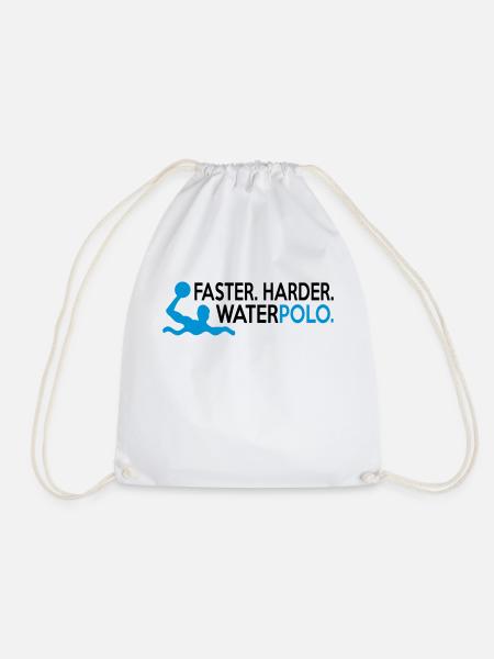 water polo - Turnbeutel - Weiß