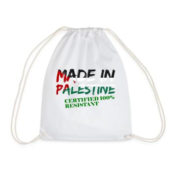 Palestine Resistant - Turnbeutel - Weiß - Vorne