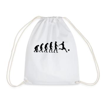 Evolution Fußball - Turnbeutel - Weiß - Vorne