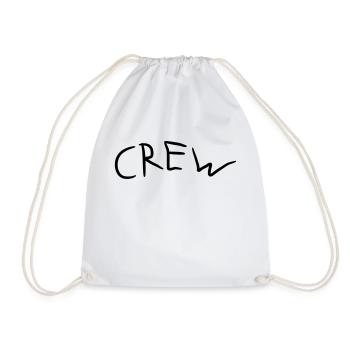 Crew Comic Logo - Turnbeutel - Weiß - Vorne